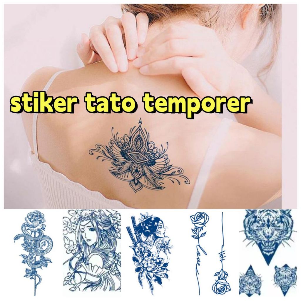 [COD]FRUIT INK Tato Temporer Semi Permanent Motif Aesthetic Tatto Temporary Stiker Tato Halal Grosir