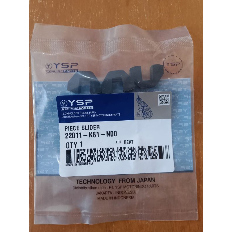GROSIR YSP PIECE SLIDER BEAT KVY (harga untuk 10set) ORIGINAL YSP