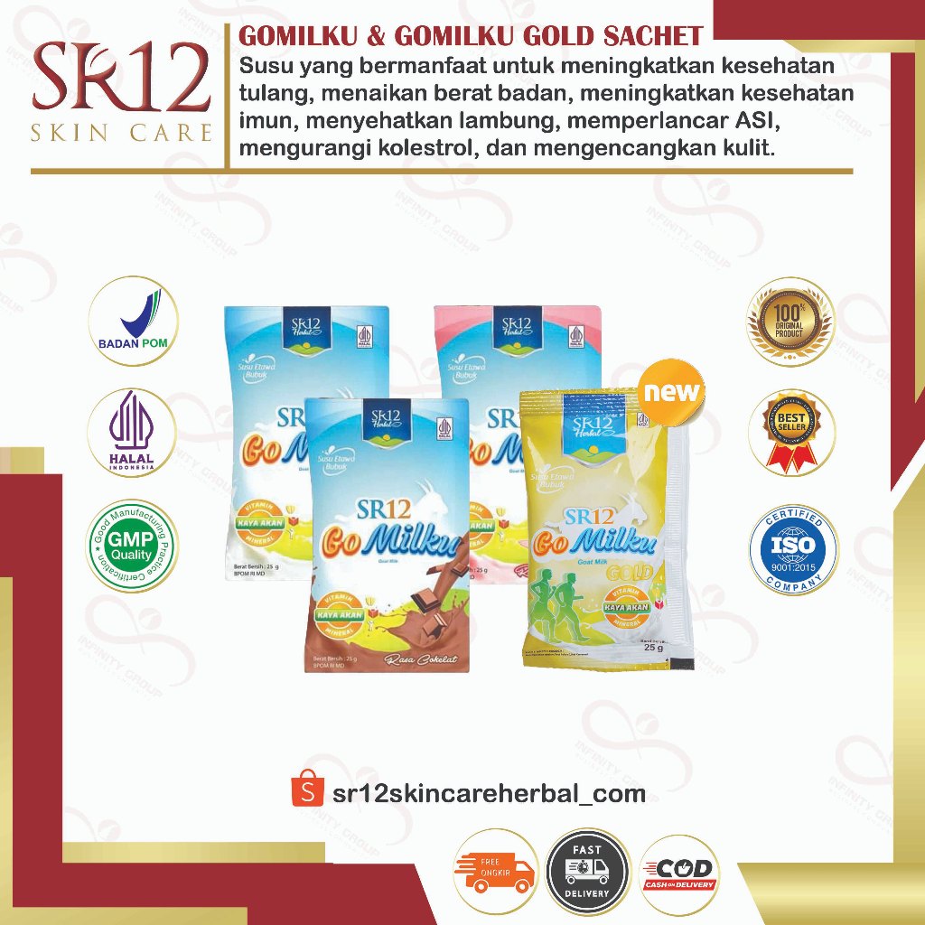 

SUSU KAMBING ETAWA GOMILKU & GOMILKU GOLD SR12 SACHET 25 gr