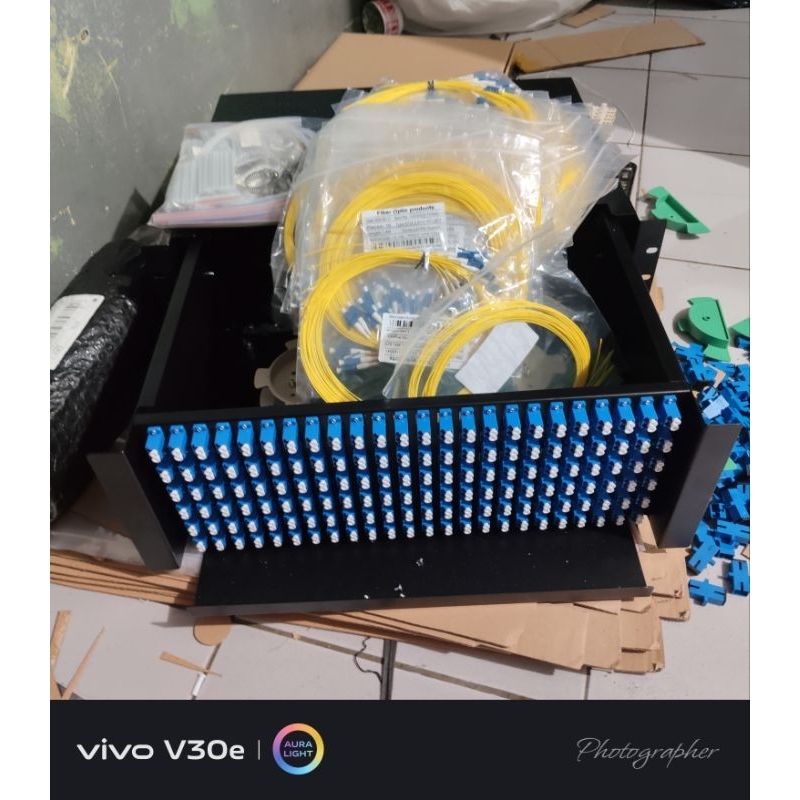 otb 288 core Lc upc uk 4U lengkap pigtail dan aksesoris nya