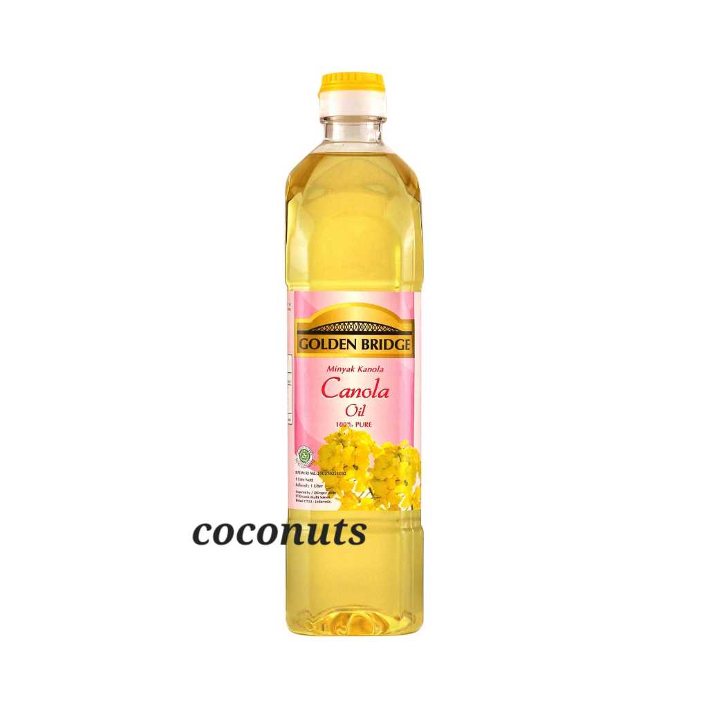 

Golden Bridge Canola Oil / Minyak Canola 1 Liter