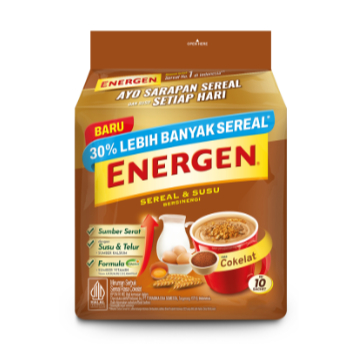 

Energen Minuman Sereal dan Susu rasa Cokelat 10 x 30g