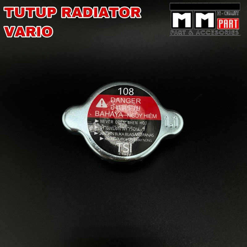 RM TUTUP RADIATOR VARIO - TUTUP RADIATOR CAP COMP RADIATOR VARIO 110 KARBU TECHNO VARIO 125 150 LED