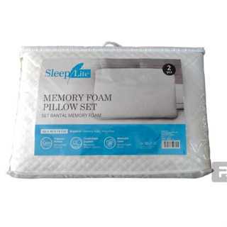 Bantal Busa Set Sleep Lite White Collection / Memory Foam Pillow Set