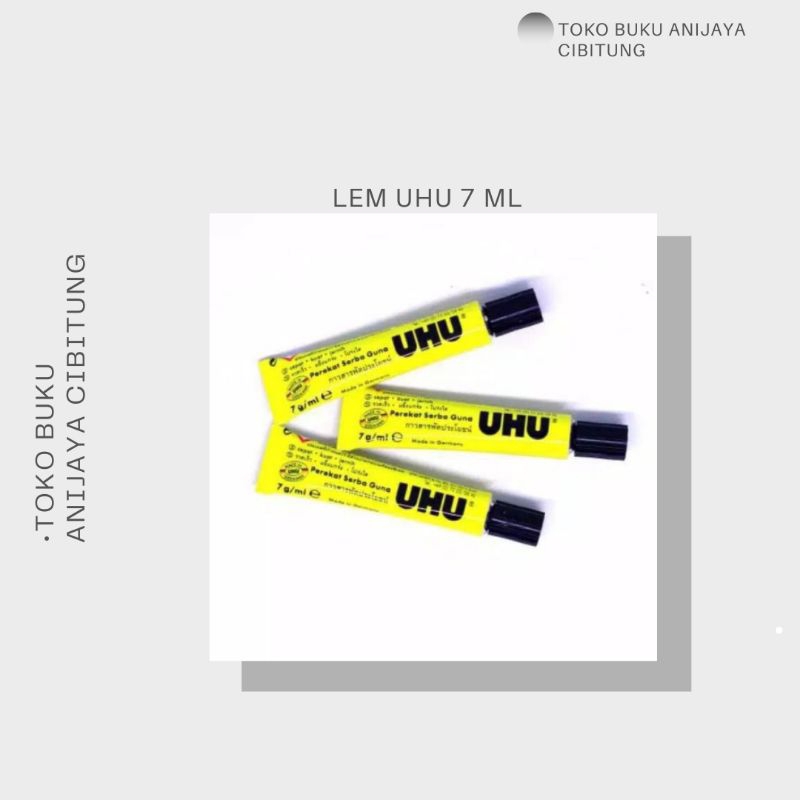 

LEM UHU UK 7ML / LEM SERBAGUNA BERKUALITAS