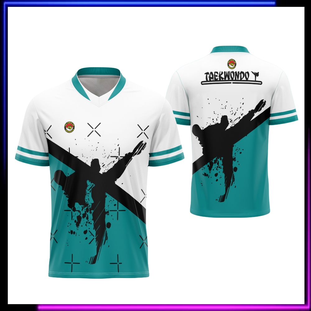 Baju Taekwondo Baju Jersey Pria Taekwondo Fullprint