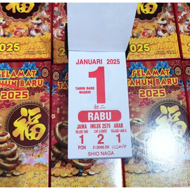 

Kalender Mini Sobek Harian / Kalendar Kerja 365 Hari