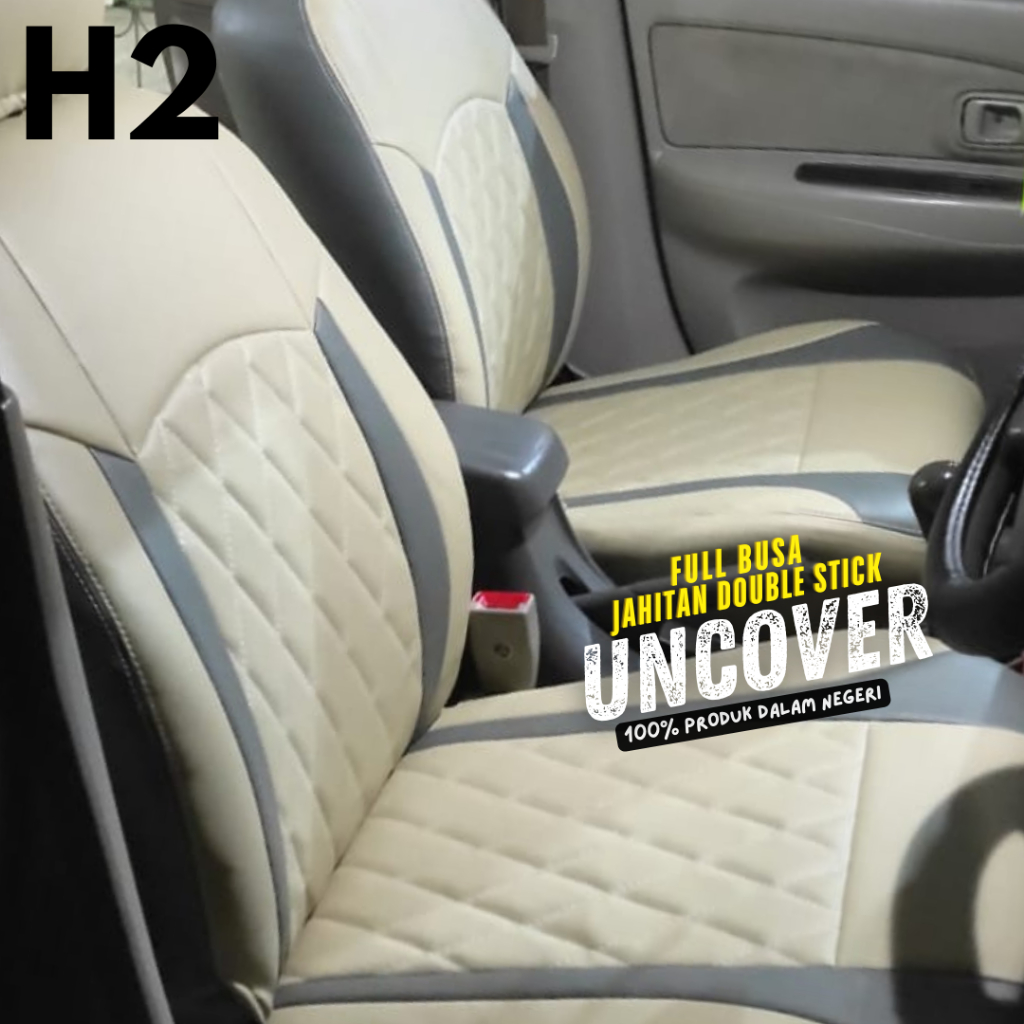 SARUNG JOK MOBIL DATSUN GO PLUS PANCA BAHAN MYO LEATHER FULL 3 BARIS