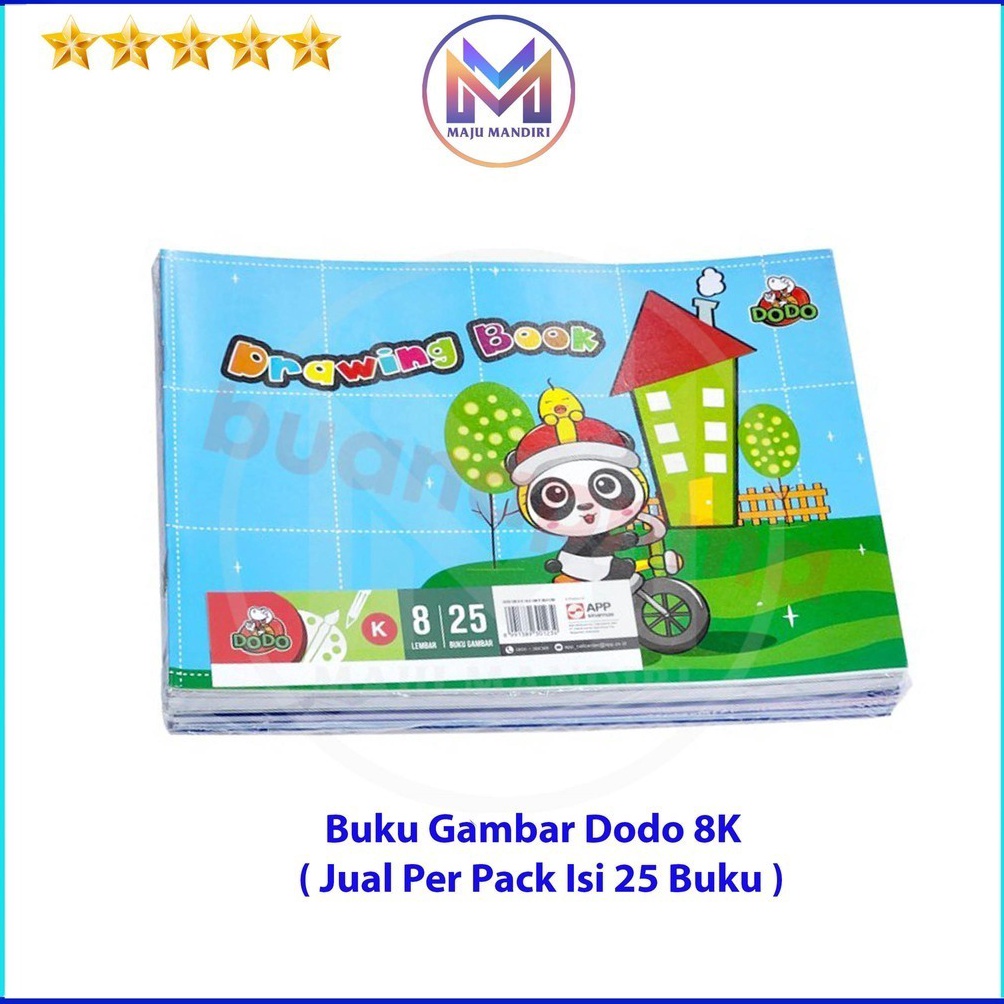 

KODE T97L Buku Gambar Dodo 8K Drawing Book Per Pack Isi 25 Buku