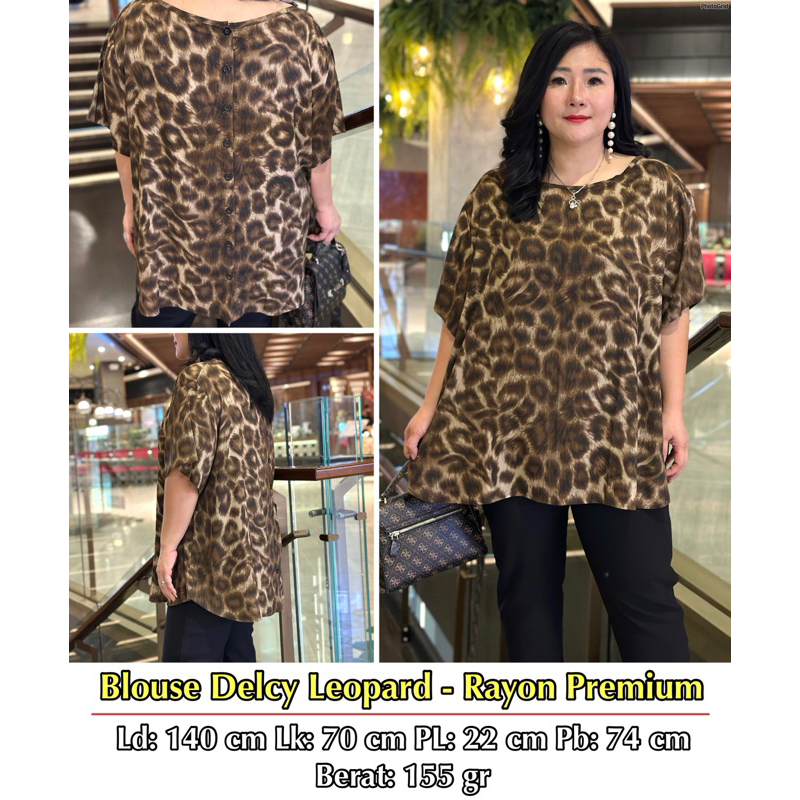 FINA BIGSIZE - (BLOUSE DELCY) ATASAN WANITA JUMBO BIGSIZE KEKINIAN