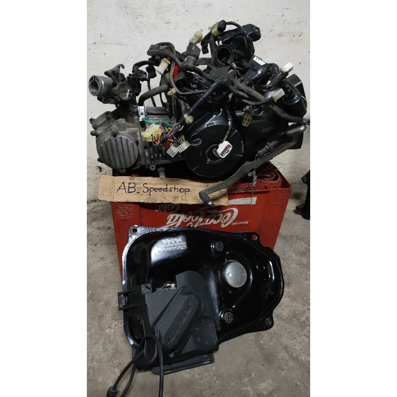 Mesin supra x 125 fi satu set injeksi fullset original