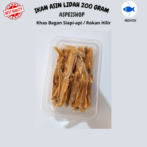 

IKAN ASIN LIDAH/IKAN LIDAH 200 GRAM