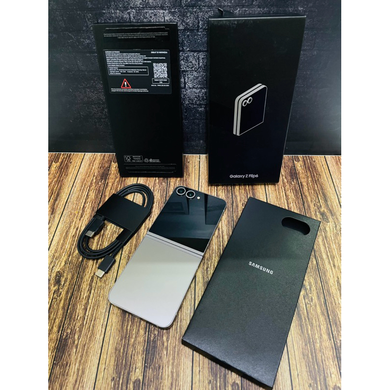 samsung z flip 6 256gb silver second resmi sein