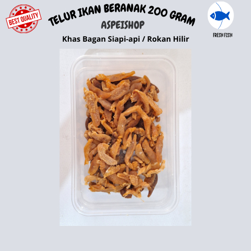 

IKAN ASIN TELUR IKAN BERANAK/TELUR IKAN 200 GRAM
