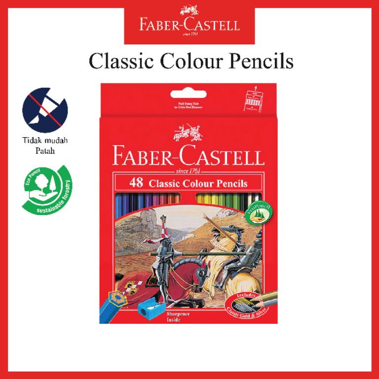 

KODE I88T Faber Castell Pensil Warna Classic 48