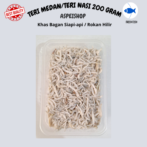 

IKAN ASIN TERI MEDAN/TERI NASI 200 GRAM