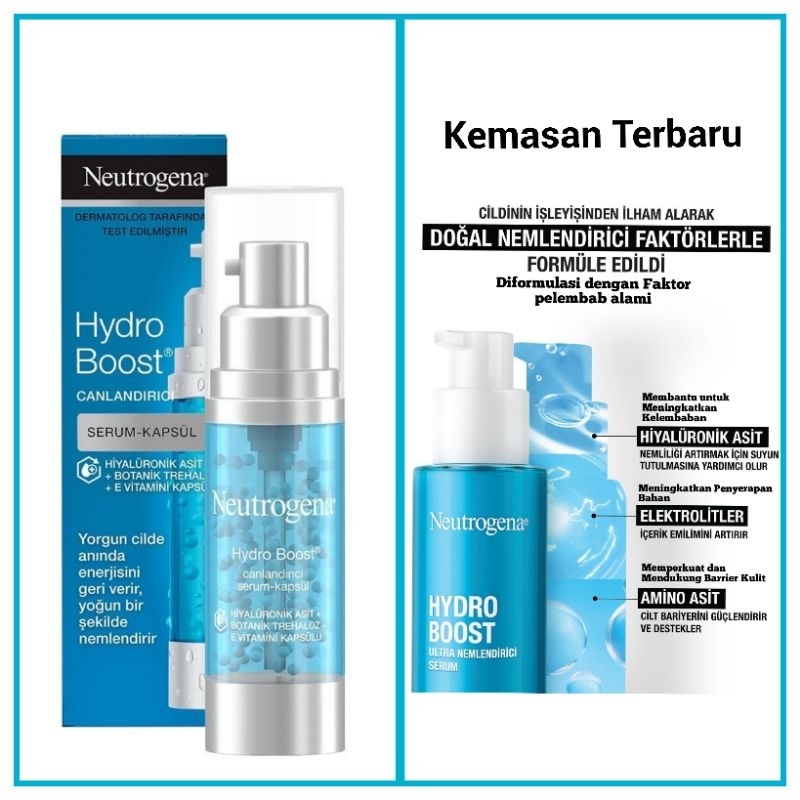 Neutrogena Hydro Boost Capsul in Serum | Hydro Boost Ultra Moisturizer Serum Neutrogena