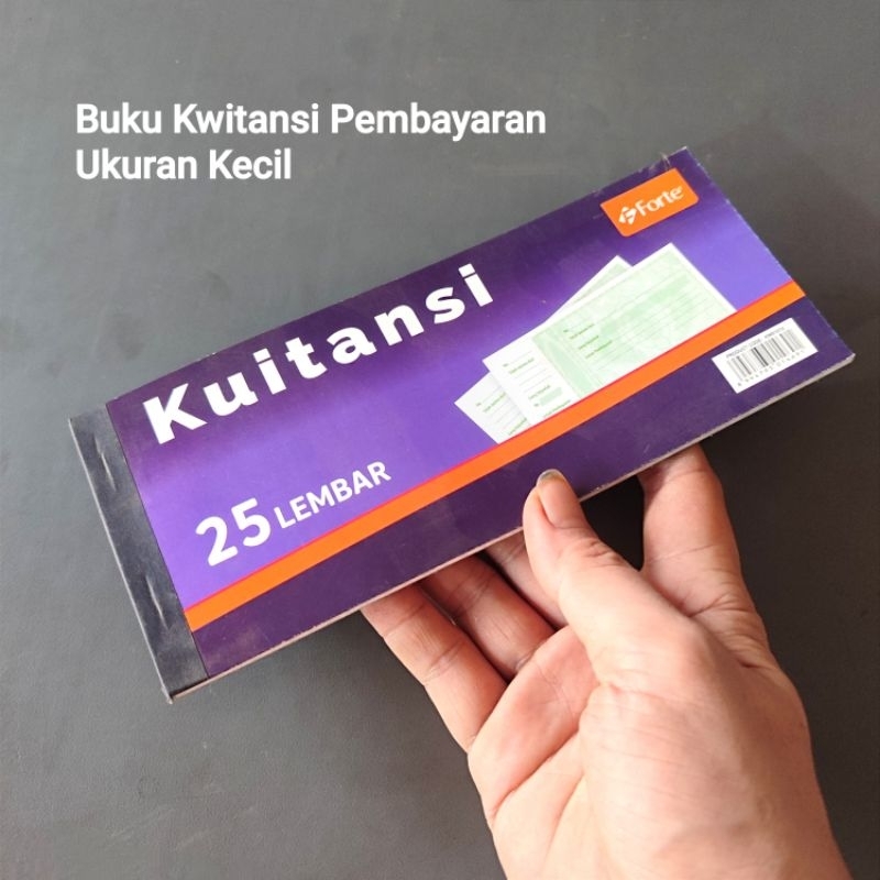 

2 Pcs Buku Kwitansi Pembayaran Kecil FORTE
