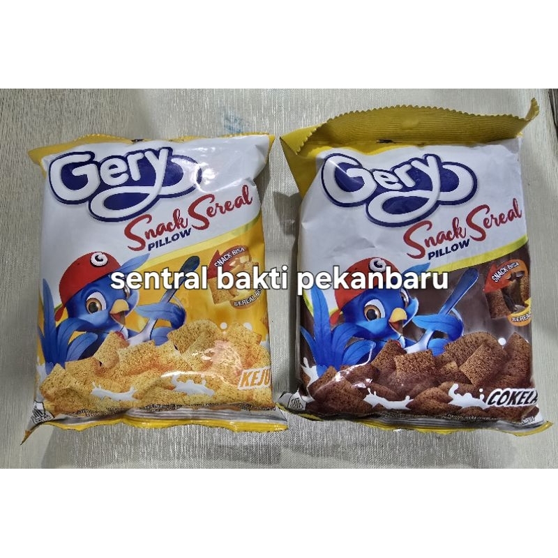 

GERY SNACK SEREAL PILLOW CHEESE DAN COKELAT