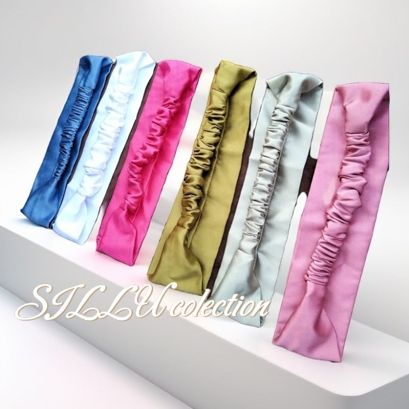 HEADBAND BANDO KAIN SATIN/BANDO DEWASA/BANDO RAMBUT