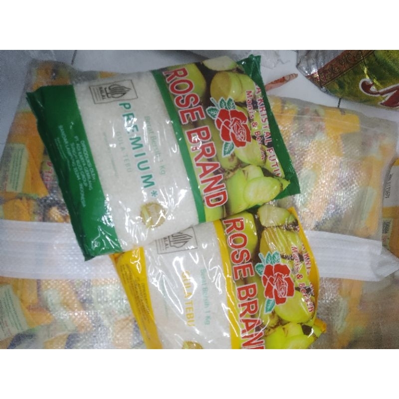 

GULA ROSE BRAND kuning hijau 1kg