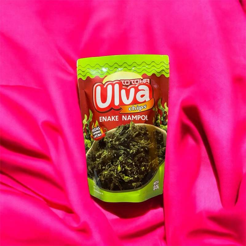 

Chips Rumput Laut Ulva Totoka || Rasa Sambal Matah 80g Halal || Seaweed Chips