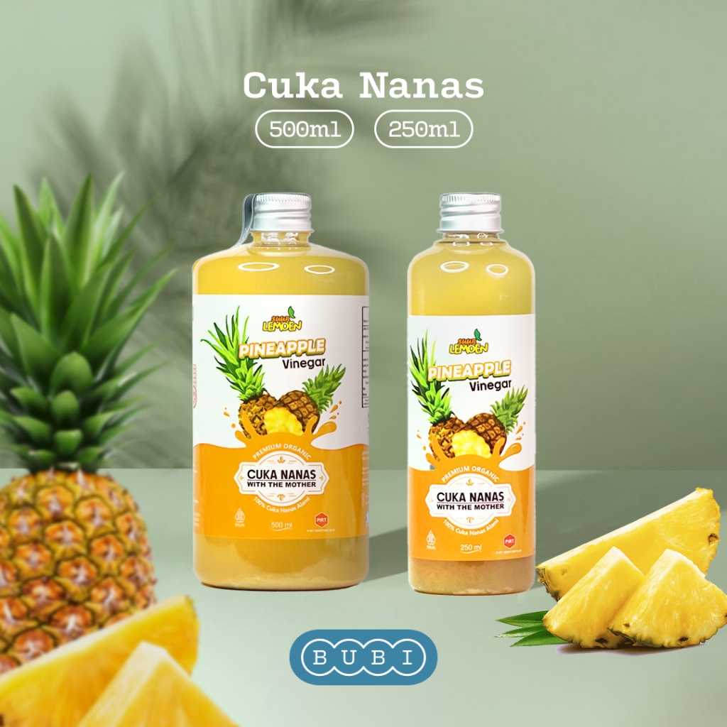 

Cuka Nanas Organik 250ml 500ml by Suur Lemoen