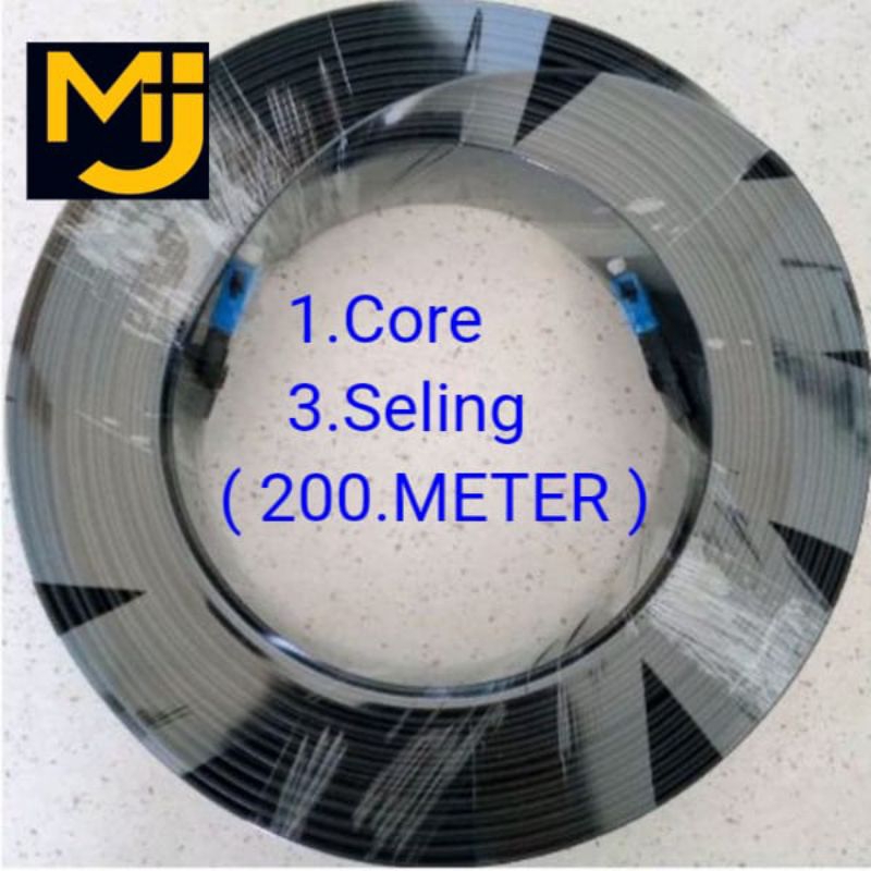 Kabel FO 200 Meter 1 core 3 seling