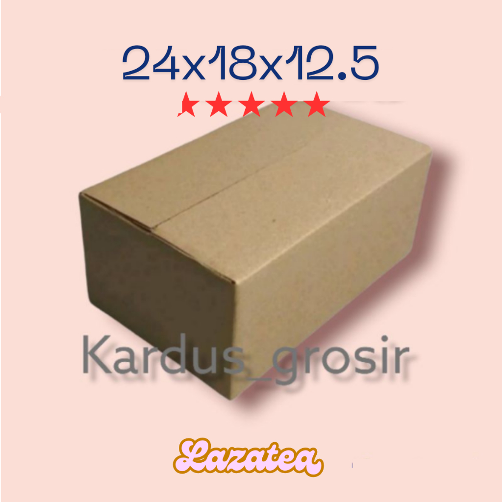 

Kardus Polos Kotak Box Packing Termurah Uk24x18x12.5cm