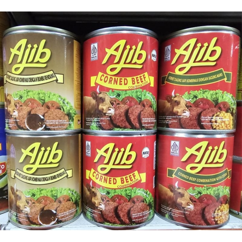 

Ajib Cornet Beef Series 340g - 1 Kaleng