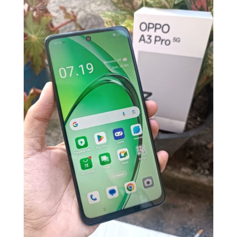 HP viral..OPPO A3 PRO 5G Fullset original.. Mulus like new Ram 8 / 256 Gb.. 50Mp Al Camera.. Batre 5