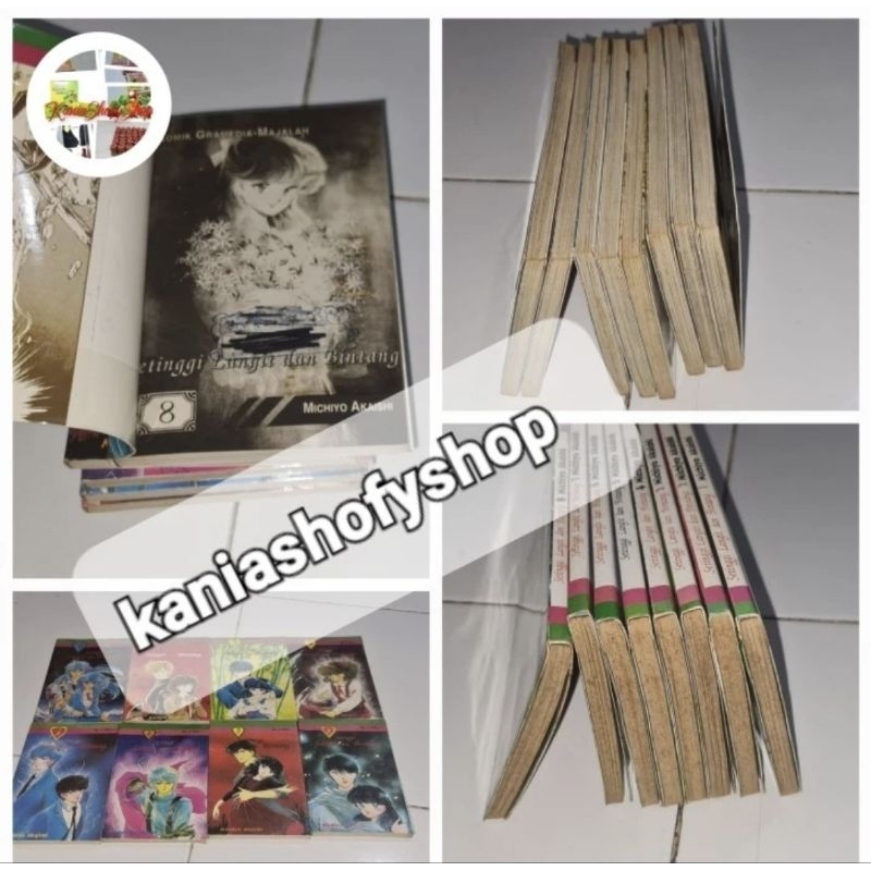 komik setinggi langit dan bintang Michiyo Akayshi