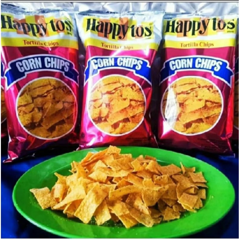 

Happytos Tortilla Chips Jagung 140 gr Kemasan merah