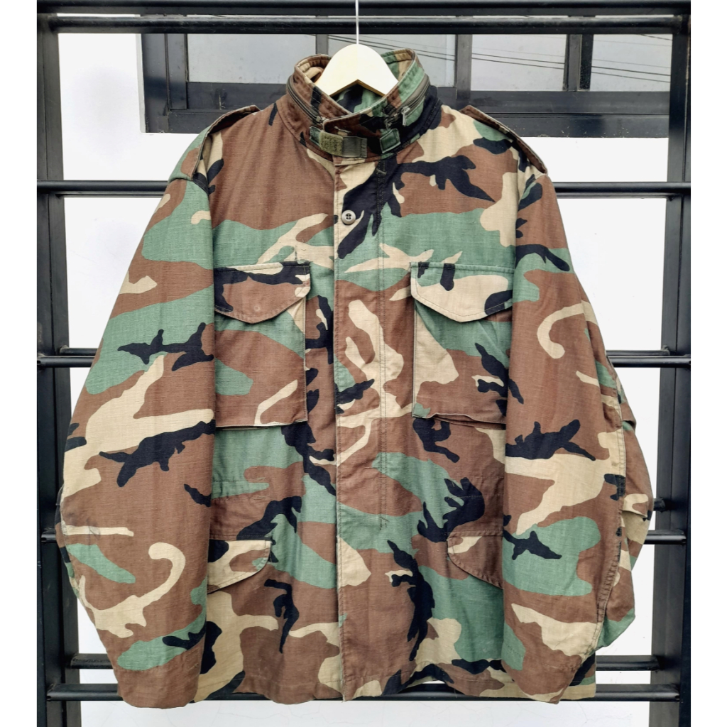 M65 Field Jacket Woodland U.S. Army - Jaket Militer AS Vintage
