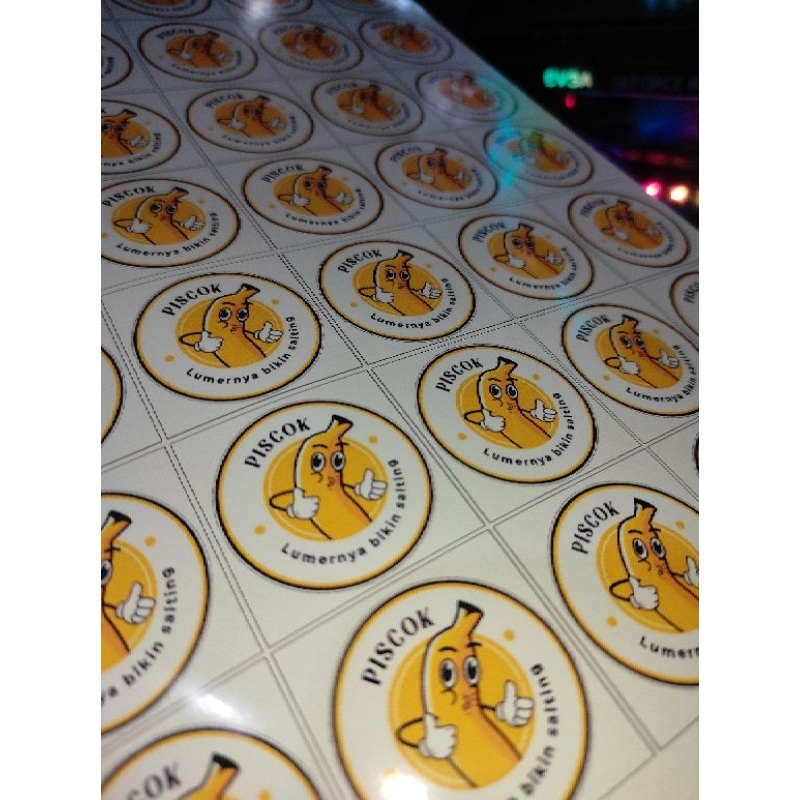 

STIKER MAKANAN TERMURAH +DESAIN