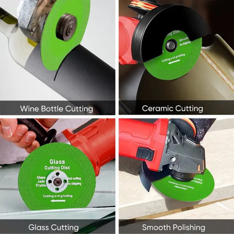 Pisau Cakram Mata Gerinda Pemotong Kaca 100MM Pemotong Keramik