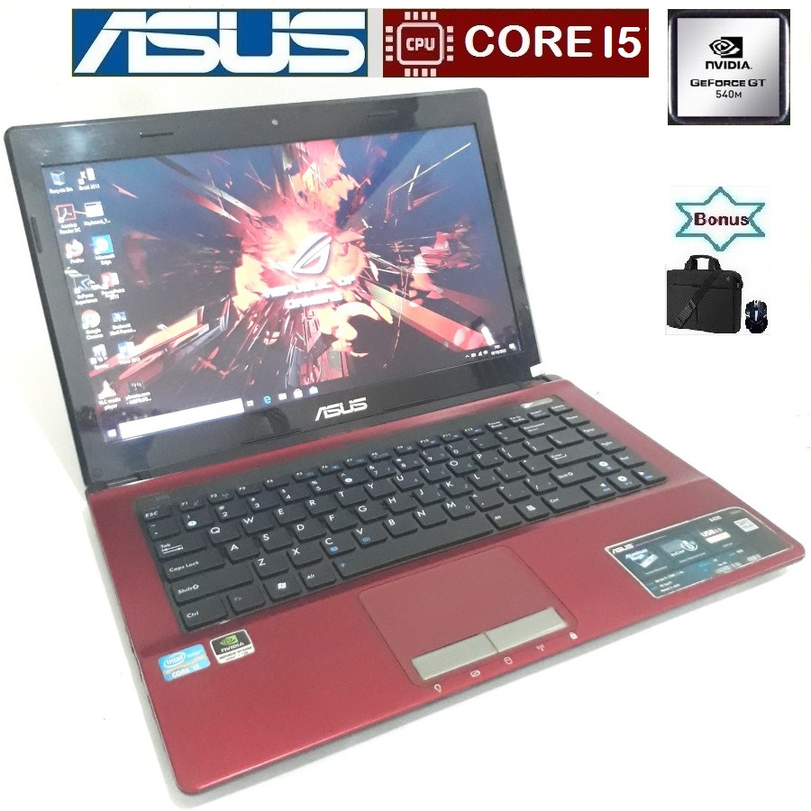 laptop asus core i5 ram 4gb hardisk 500gb