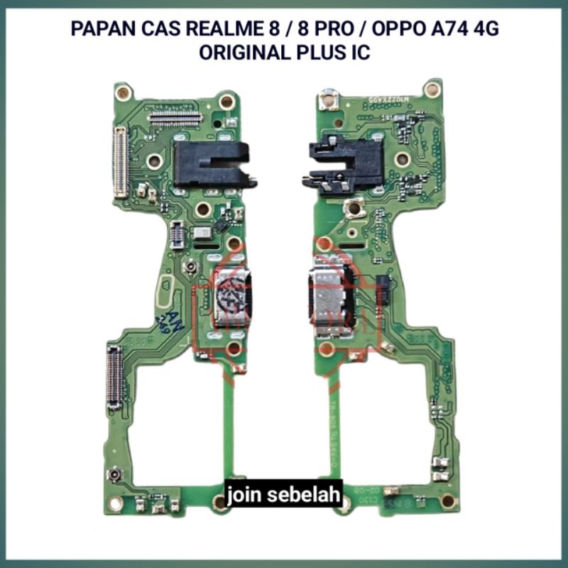 Papan Cas Realme 8 Pro / Realme 8 Papan Board Pcb Konektor Conektor Usb Cas Charger Realme 8 Pro