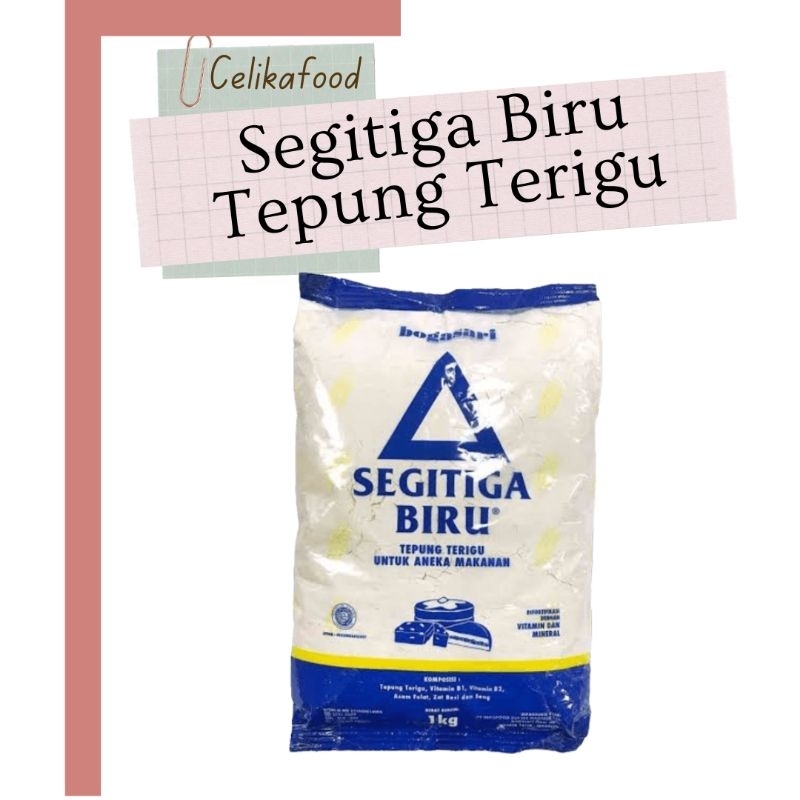 

Segitiga Biru 1kg Bogasari Tepung Terigu Aneka Makanan Masakan Flour