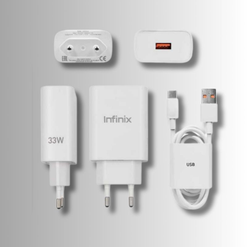 CASAN INFINIX 33W ORIGINAL 100% FAST CAHRGING MICRO USB & TYPE C CASAN INFINIX