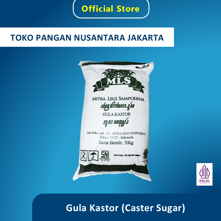 

Gula kastor merek MLS / Caster sugar (1 Kg)