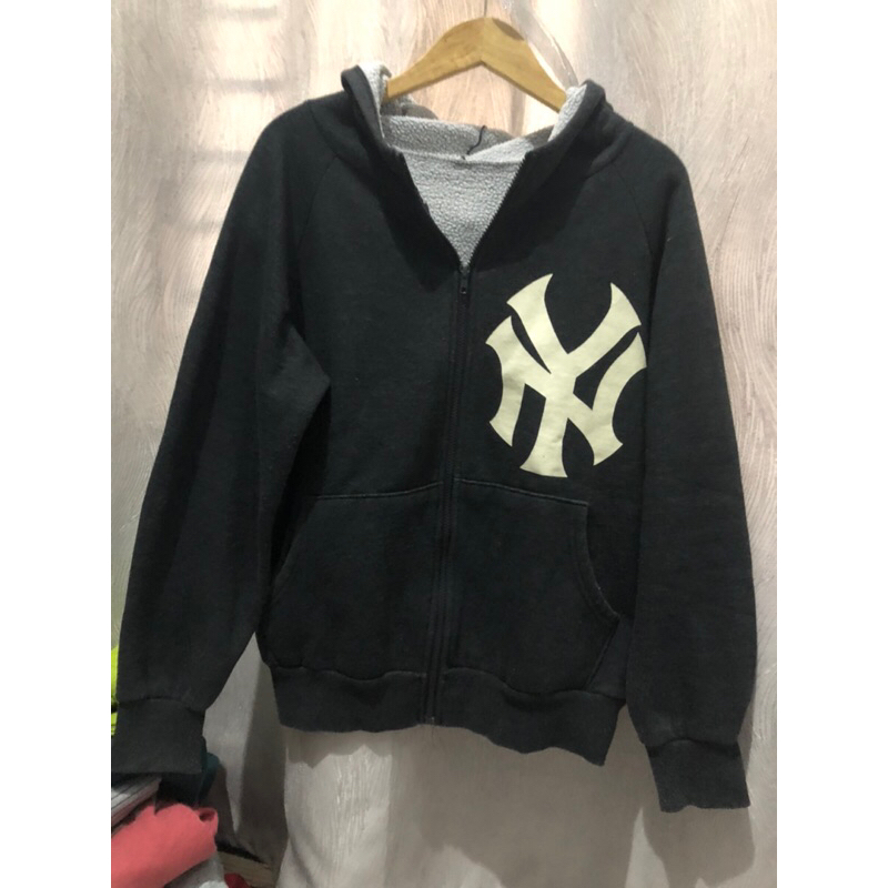 Hoodie Zipper NY no tag size L(second)