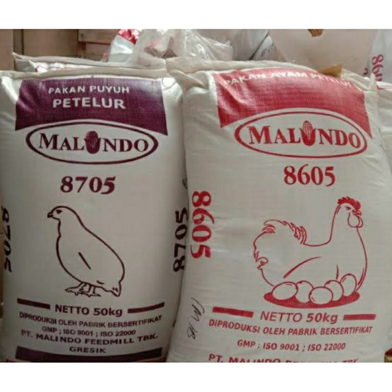 Malindo Pur Pakan ayam itik Entok ras petelur unggas petelur 1kg