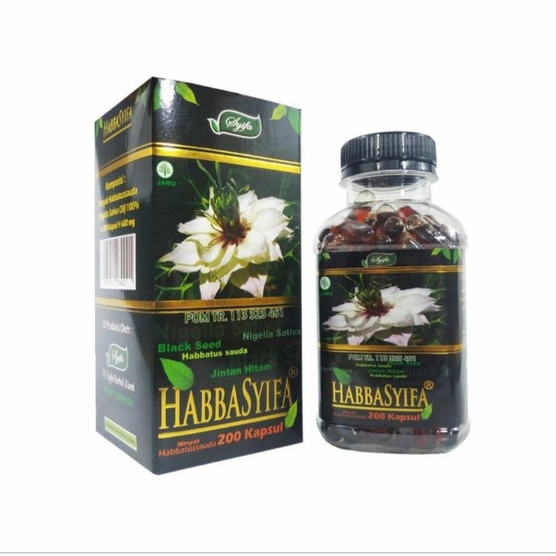 Habbasyifa 200 Kapsul Habbatussauda Oil Habbasyifa 200 Kapsul