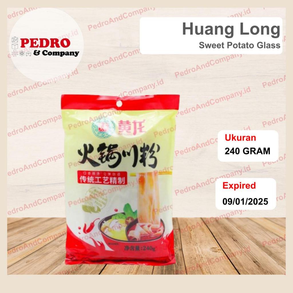 

Huang Long Sweet Potato Glass Noodle 240 gram mie lebar ubi Original