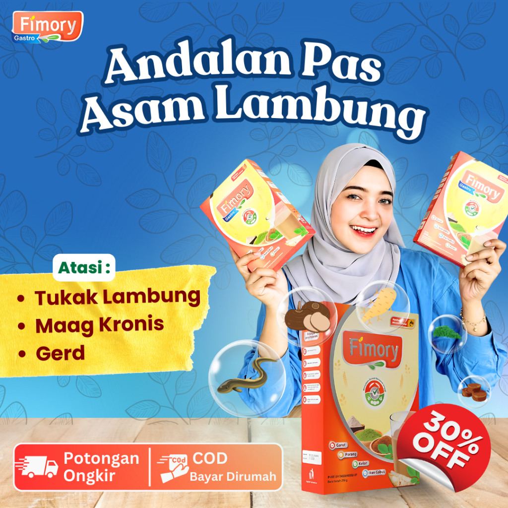 

Paket 3 Box Fimory Gastro Solusi Atasi Asam Lambung Dan Gerd Minuman Nutrasetikal Terbuat Dari Umbi Garut