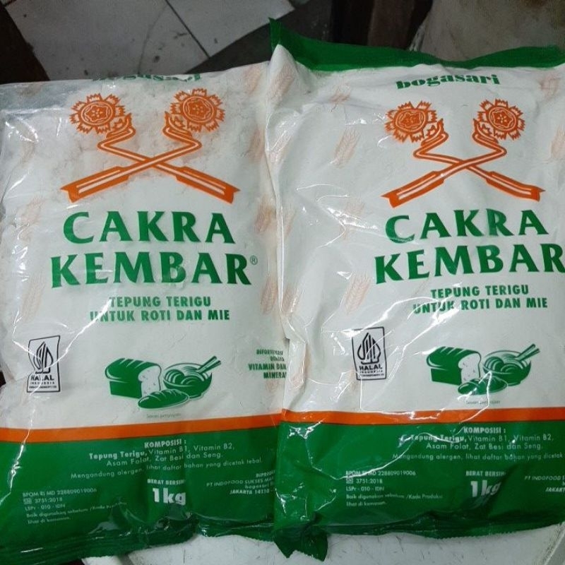 

Terigu Cakra Kembar Ekonomis 1kg