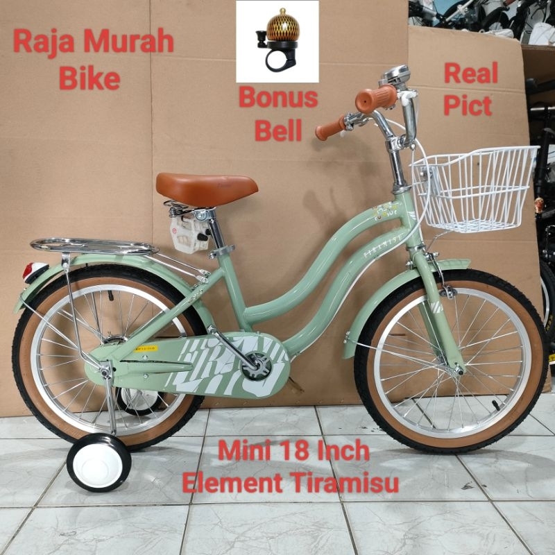 Sepeda Anak Perempuan Mini 18 Inch Element Tiramisu Sepeda Anak Mini Element Tiramisu 18 Inch