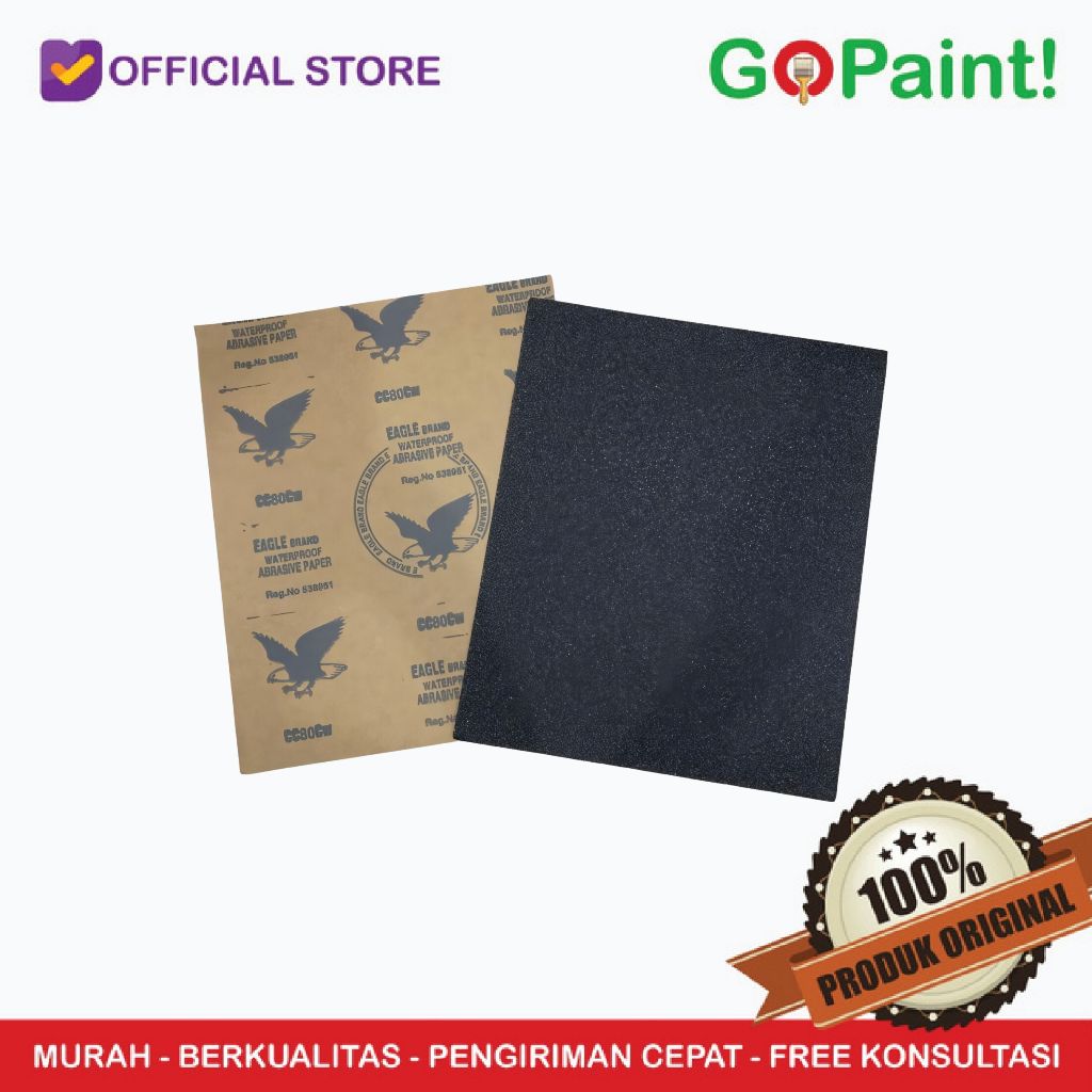 Amplas Kayu Waterproof | Amplas Eagle Lembaran | Amplas duco