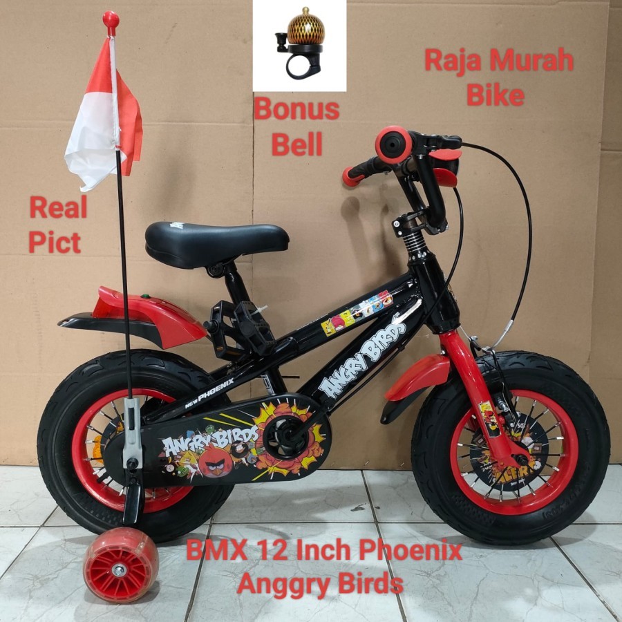 Sepeda Anak Laki Laki Bmx 12 Inch Phoenix 2208 AT Sepeda Anak Bmx Phoenix Ban Jumbo 12 Inch Musik La